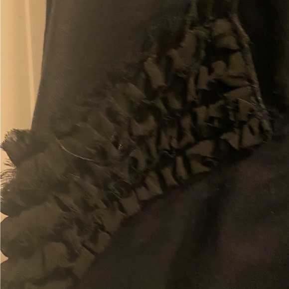 LOFT Black Sleeveless Maxi Dress with Textured Accents - Picture 6 of 11